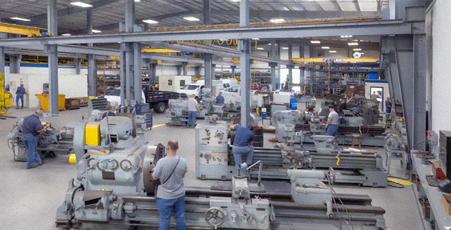workers on a shop floor